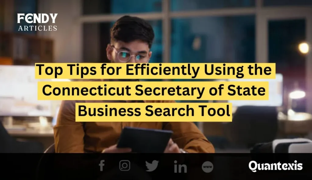 Connecticut Secretary of State Business Search