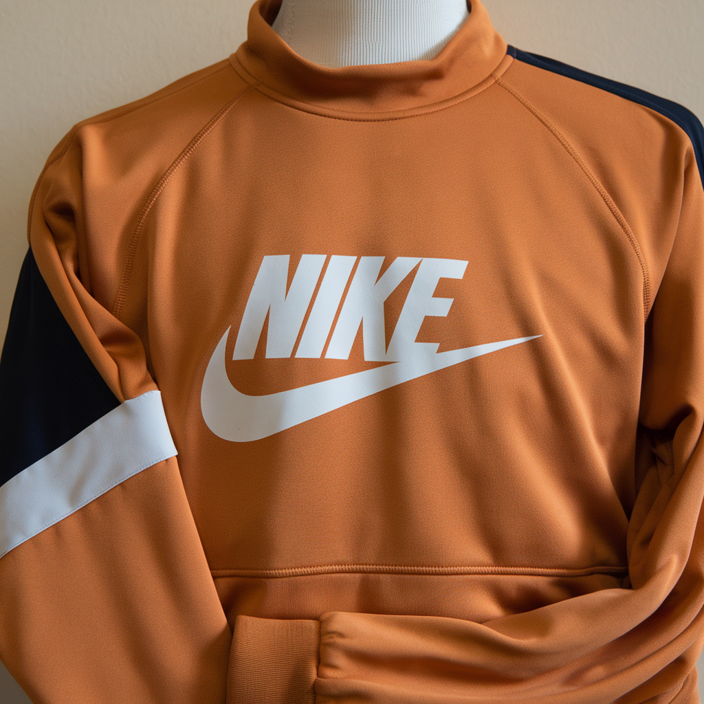 orange nike tech